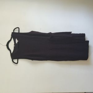 LOFT faux-wrap sleeveless dress